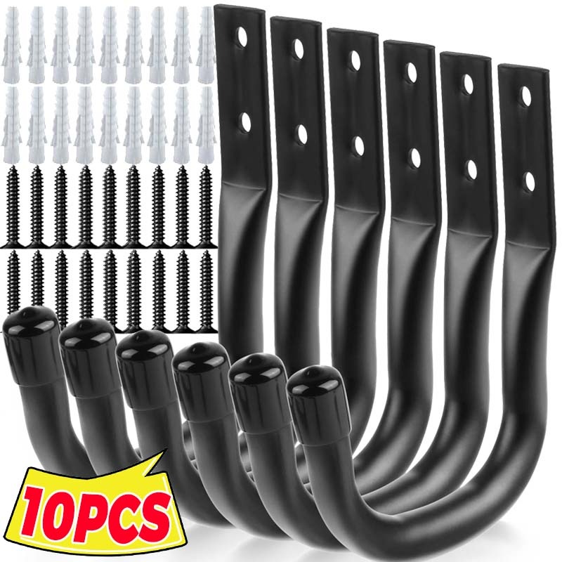 Commercial Kitchen Rack - Double-holes Hooks with Screws Hardware Support