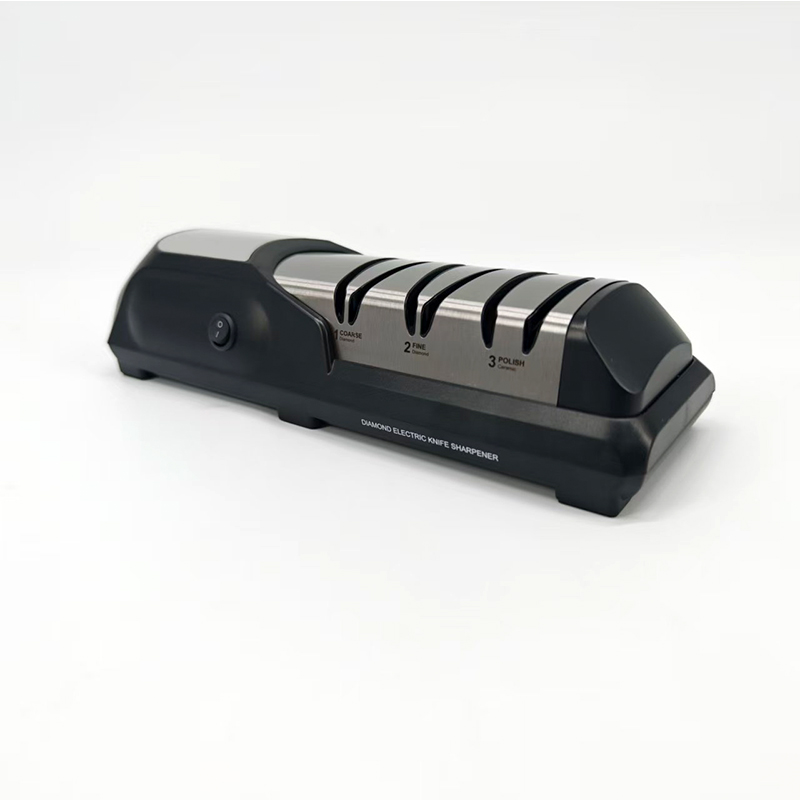 Commercial Kitchen Knife Sharpener - HIAMEA 3-Stage Household Electric Knife Sharpener