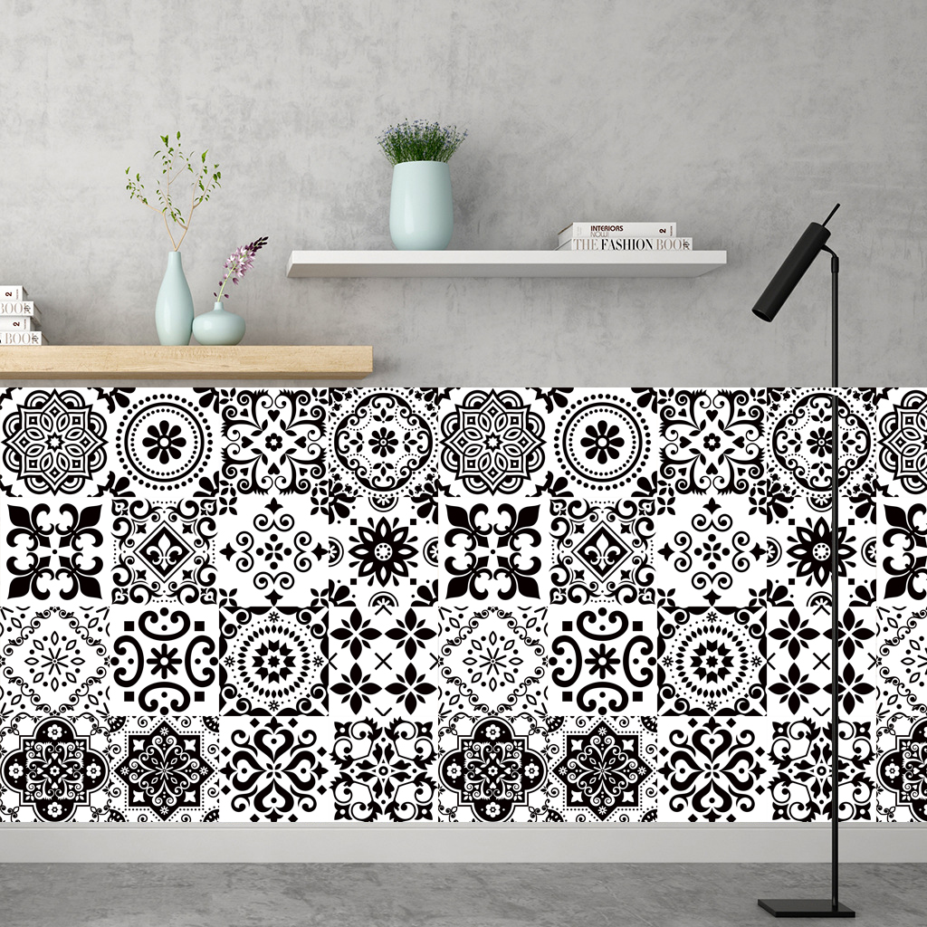 Commercial Kitchen Tiles - 16pcs/set Waterpoof Wall Stickers Transfers Cover