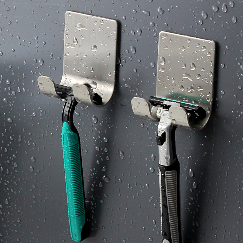 Commercial Kitchen Rack - 1pc Stainless Steel Razor Hook Wall