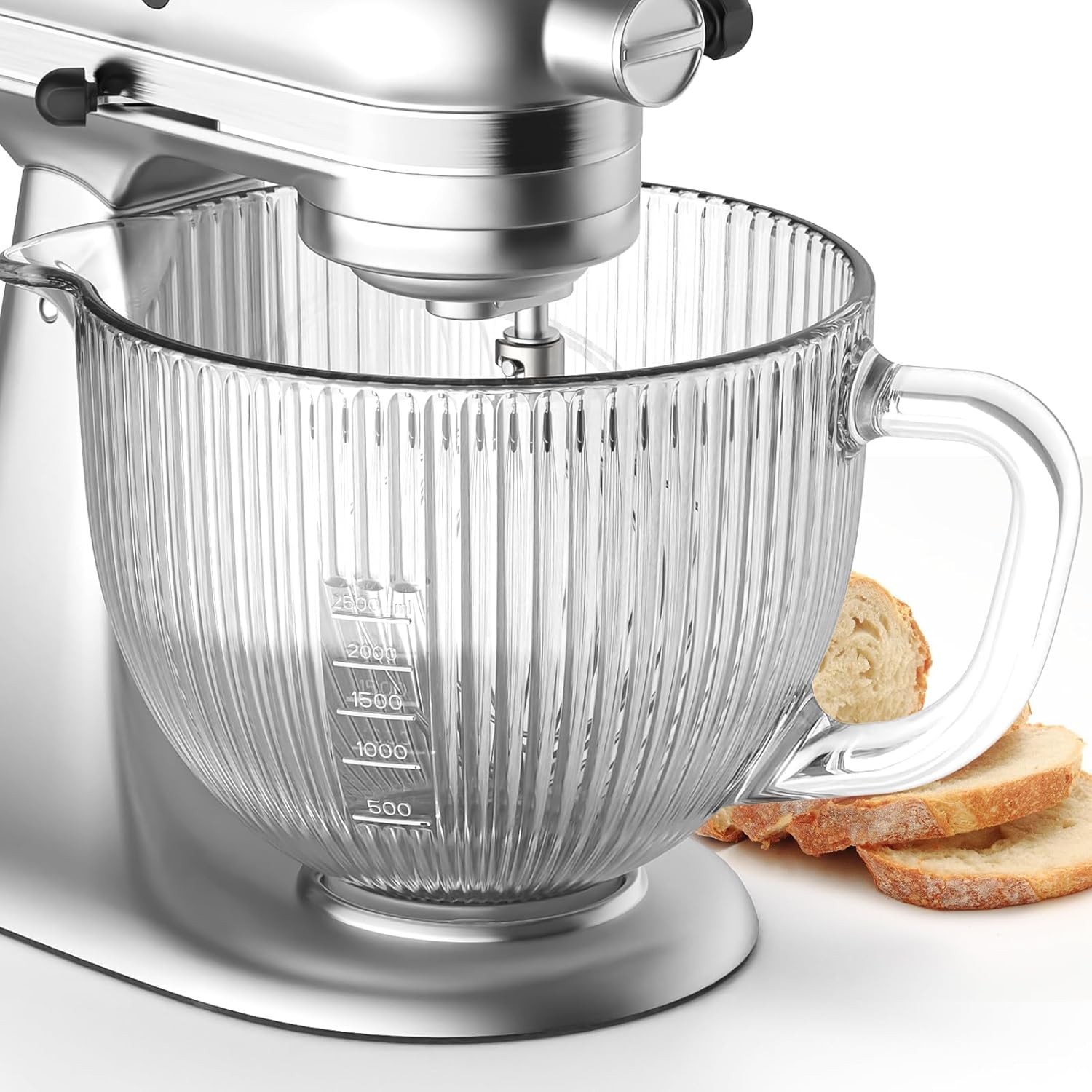Commercial Kitchen Juicer - GVODE Glass Bowl for Kitchenaid Mixer,