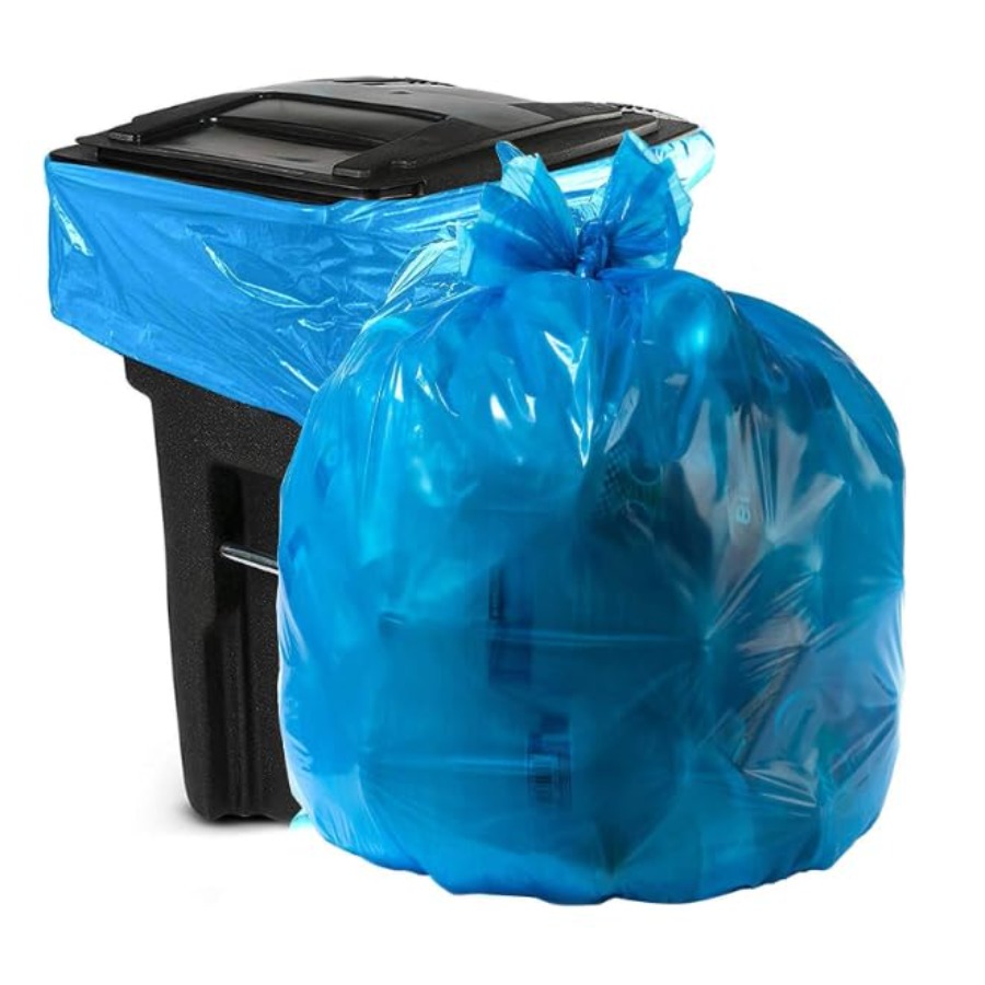 Commercial Kitchen Contractor - Heavy Duty Trash Bags blue 33-37
