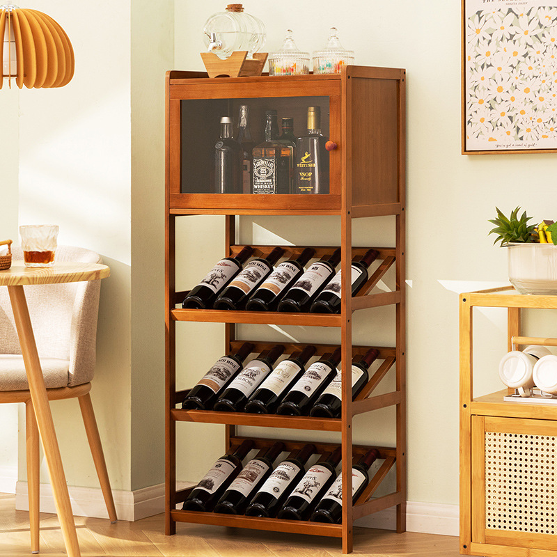 Solid Bamboo Wine Rack 3/4-Tie - đánh giá và giá Commercial Kitchen Rack