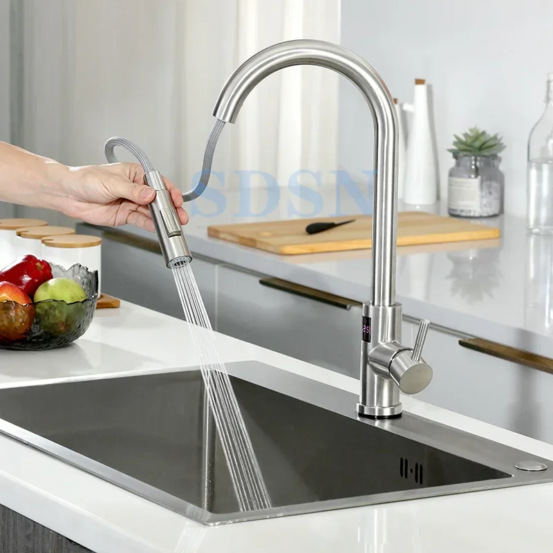 Digital Touch on Kitchen Fauce - đánh giá và giá Commercial Kitchen Faucet