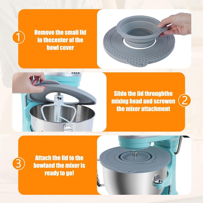 Silicone Mixer Bowl Cover Comp - đánh giá và giá Commercial Kitchen Juicer