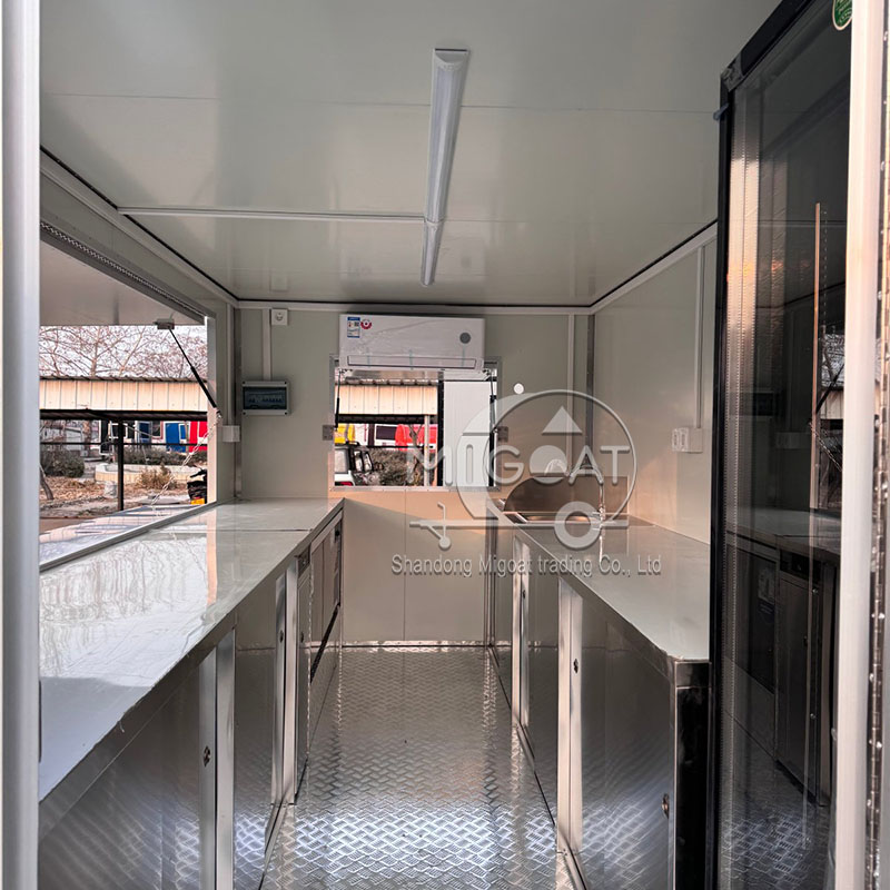 Stainless Steel Mobile Food Tr - đánh giá và giá Commercial Kitchen Air Conditioner