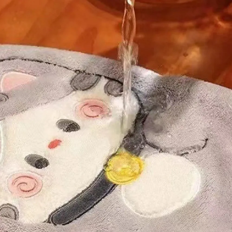 Cute Cat Hand Towel Quick Dryi - đánh giá và giá Commercial Kitchen Items