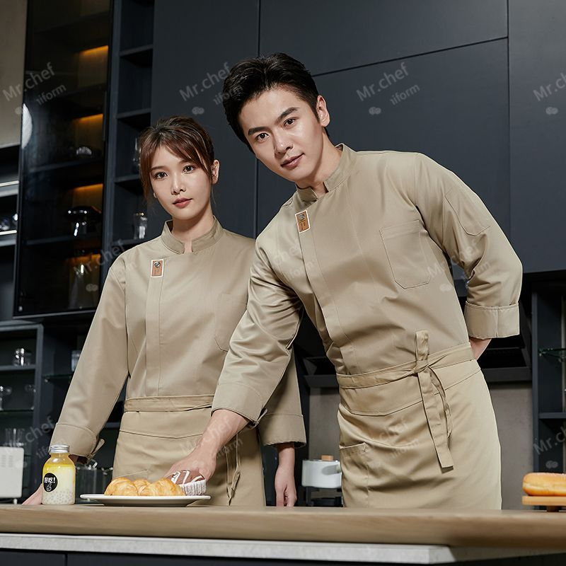 men Chef Uniform long sleeves  - đánh giá và giá Commercial Kitchen Services