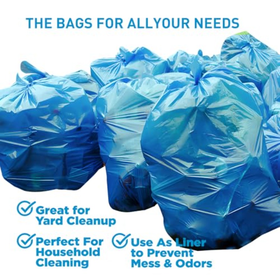 Heavy Duty Trash Bags blue 33- - đánh giá và giá Commercial Kitchen Contractor