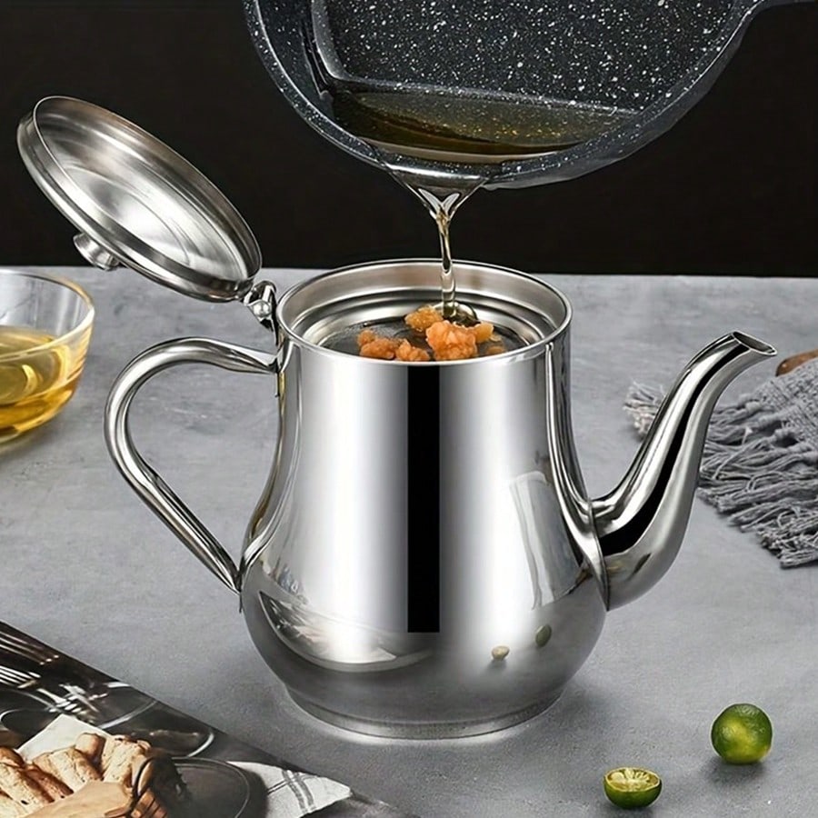 1PC Stainless Steel Oil Pot Ho - đánh giá và giá Commercial Kitchen Oil Filter