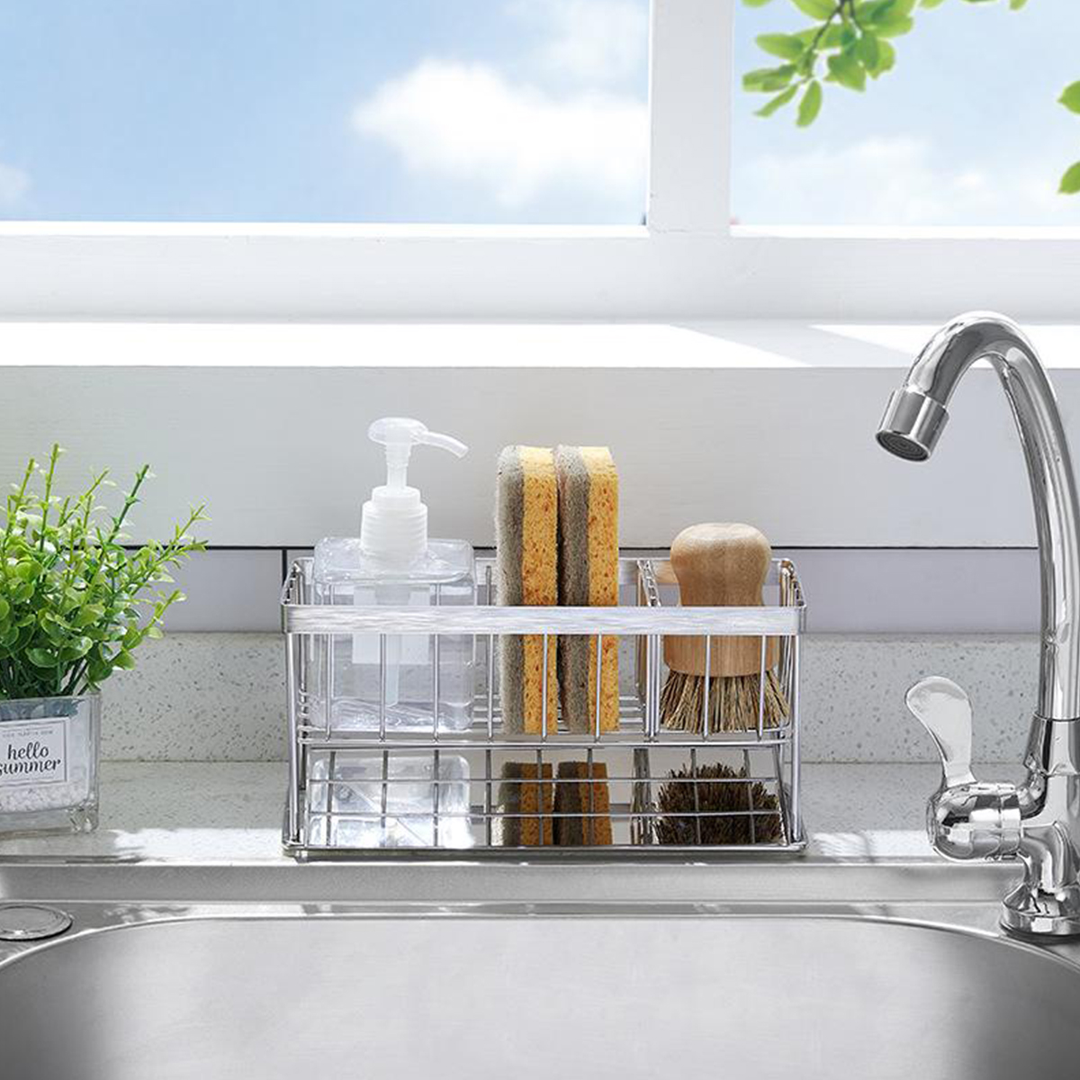 Sink sponge Holder 304 stainle - đánh giá và giá Commercial Kitchen Floor Drain