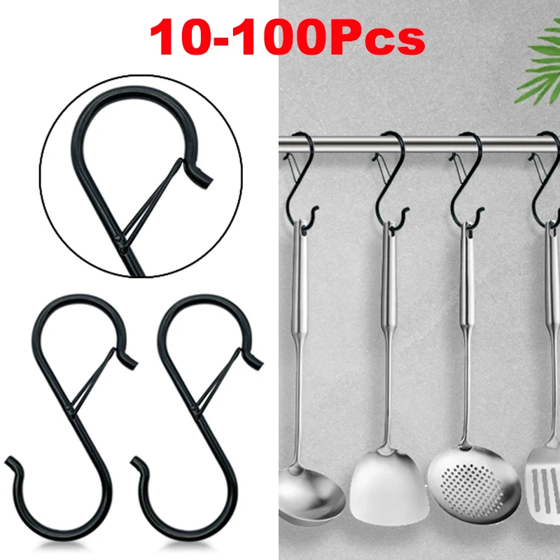 10 /100pcs Metal Hanging Hooks - đánh giá và giá Commercial Kitchen Rack