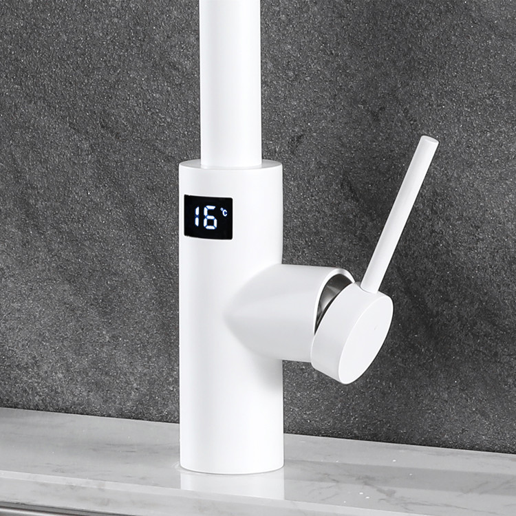 White Touch on Digital Kitchen - đánh giá và giá Commercial Kitchen Faucet