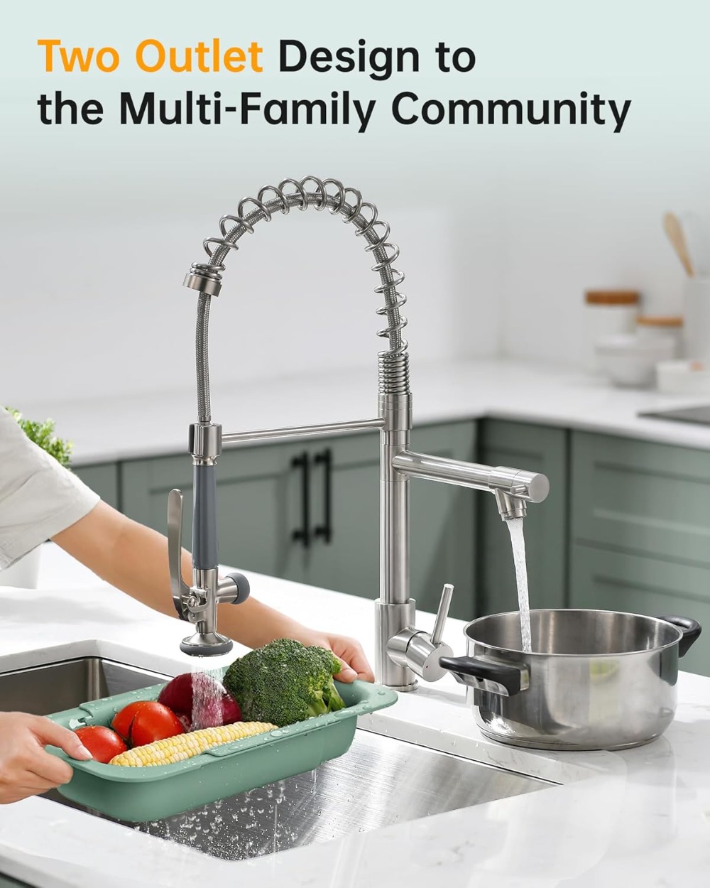 Commercial Pull Down Kitchen S - đánh giá và giá Commercial Kitchen Faucet