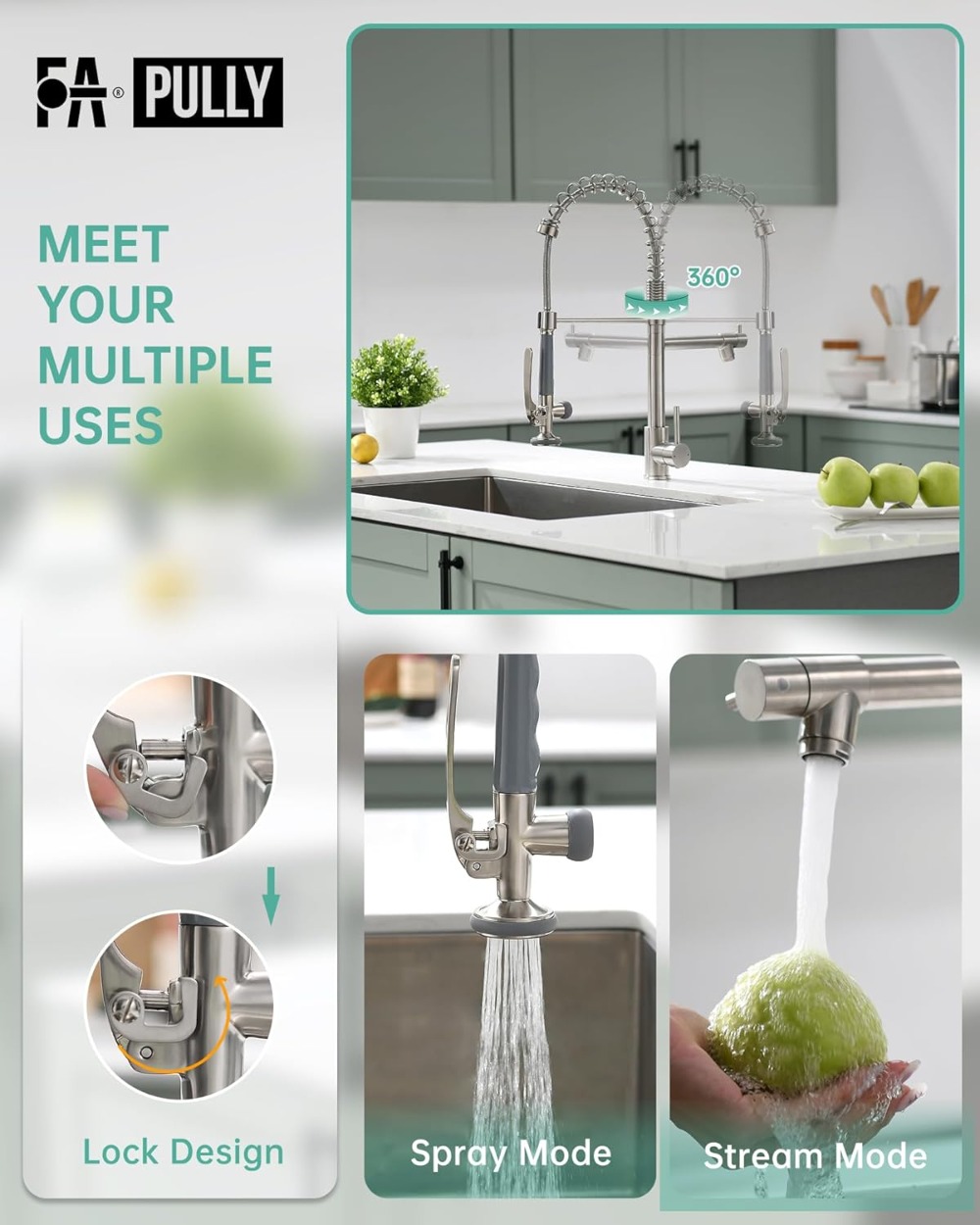 Commercial Pull Down Kitchen S - đánh giá và giá Commercial Kitchen Faucet