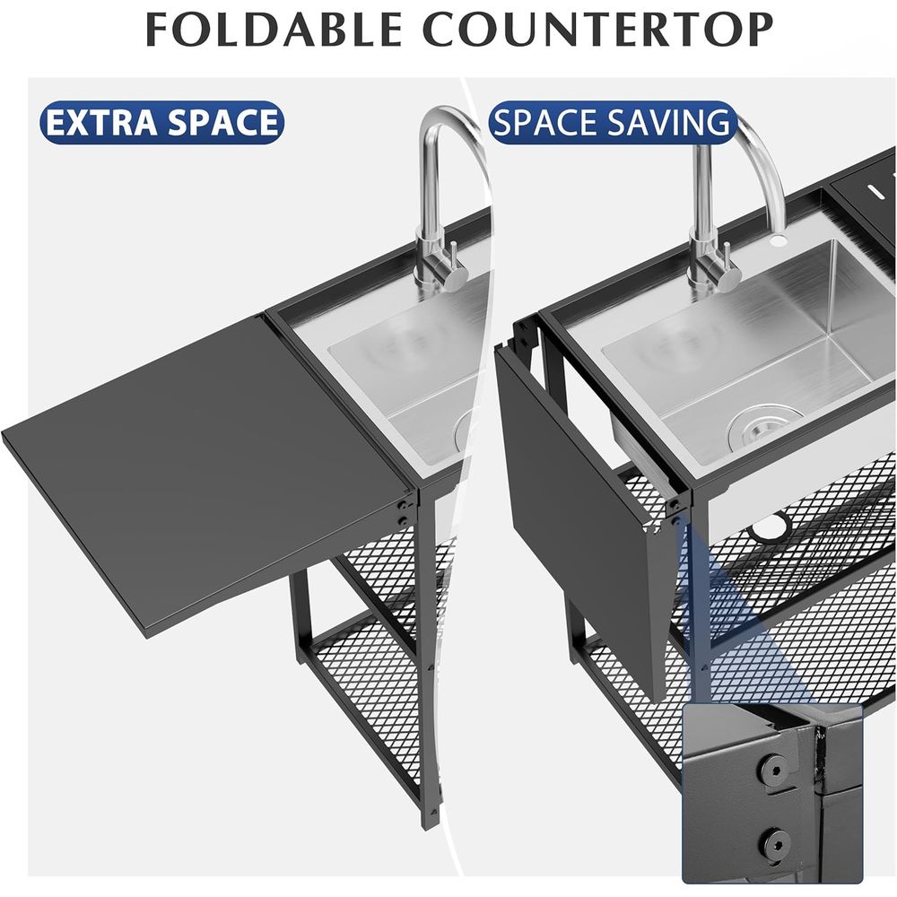 55 Stainless Steel Single Bowl - đánh giá và giá Commercial Kitchen Faucet