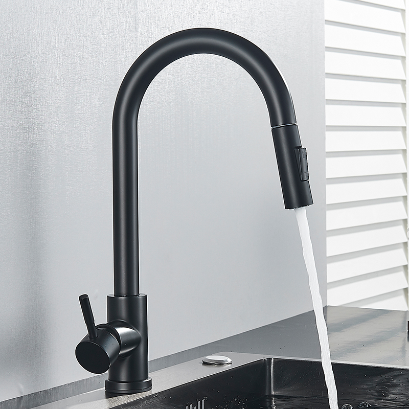 Black Kitchen Faucet Flexible  - đánh giá và giá Commercial Kitchen Faucet