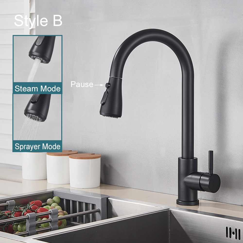 Black Kitchen Faucet Flexible  - đánh giá và giá Commercial Kitchen Faucet