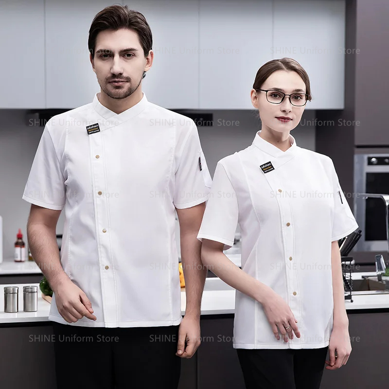 Short Sleeve Chef Uniform Kitc - đánh giá và giá Commercial Kitchen Services