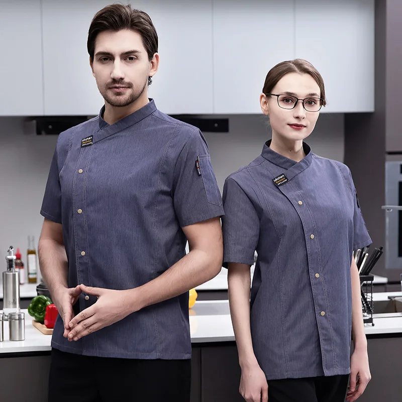 Short Sleeve Chef Uniform Kitc - đánh giá và giá Commercial Kitchen Services