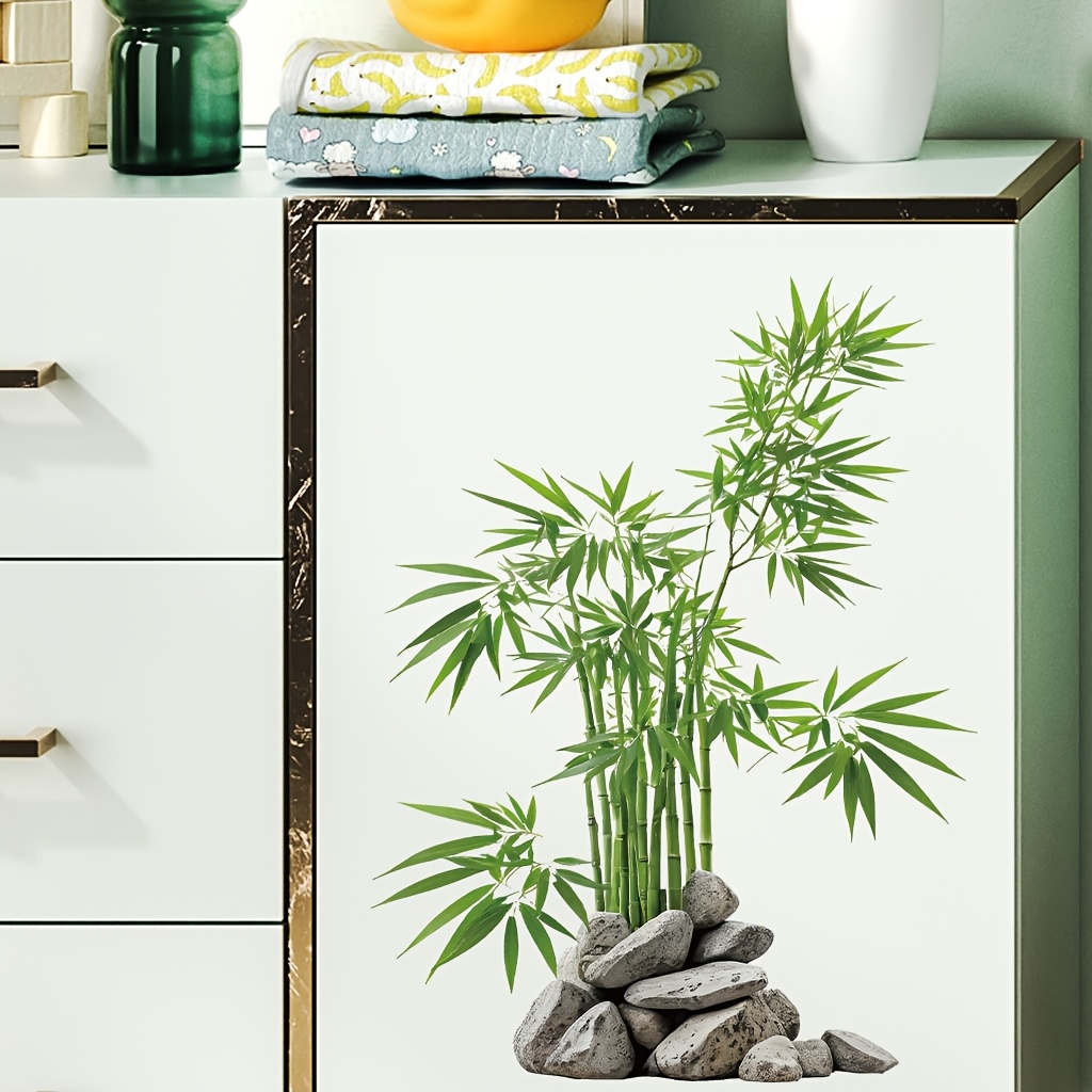 Watercolor Green Bamboo Leaf P - đánh giá và giá Commercial Kitchen Tiles