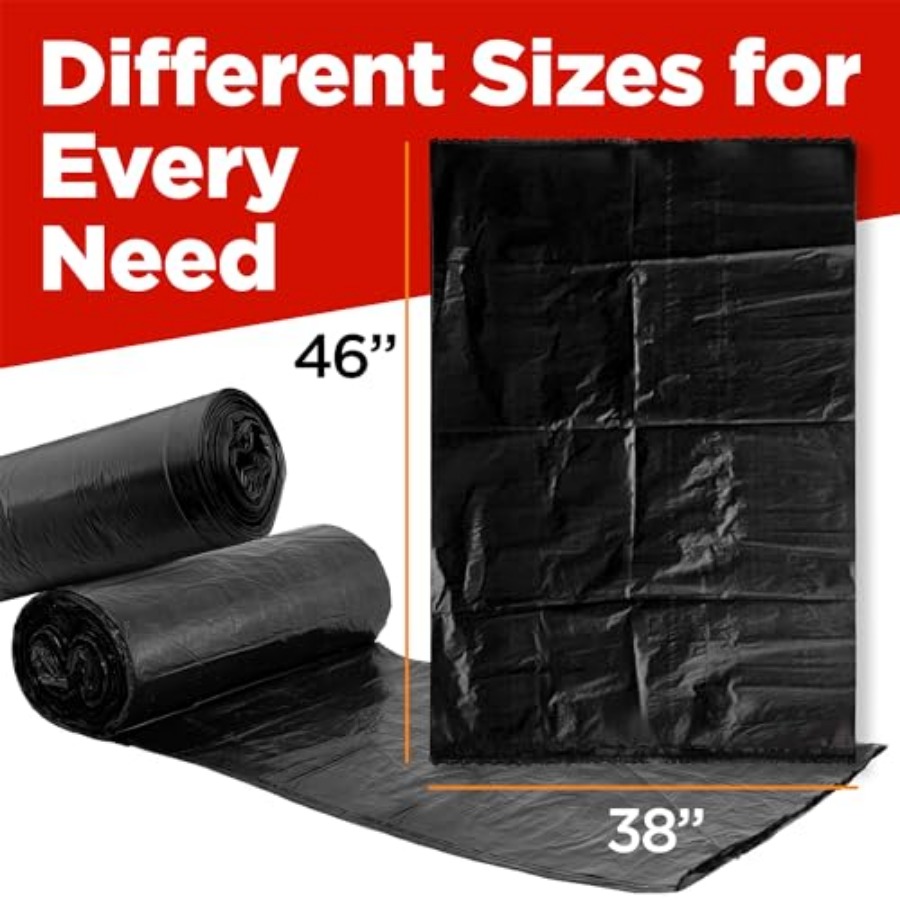 40-45 Gallon Trash Bags Heavy  - đánh giá và giá Commercial Kitchen Contractor