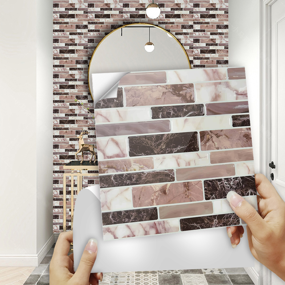 10pcs/set Flat Marble Mosaic T - đánh giá và giá Commercial Kitchen Tiles