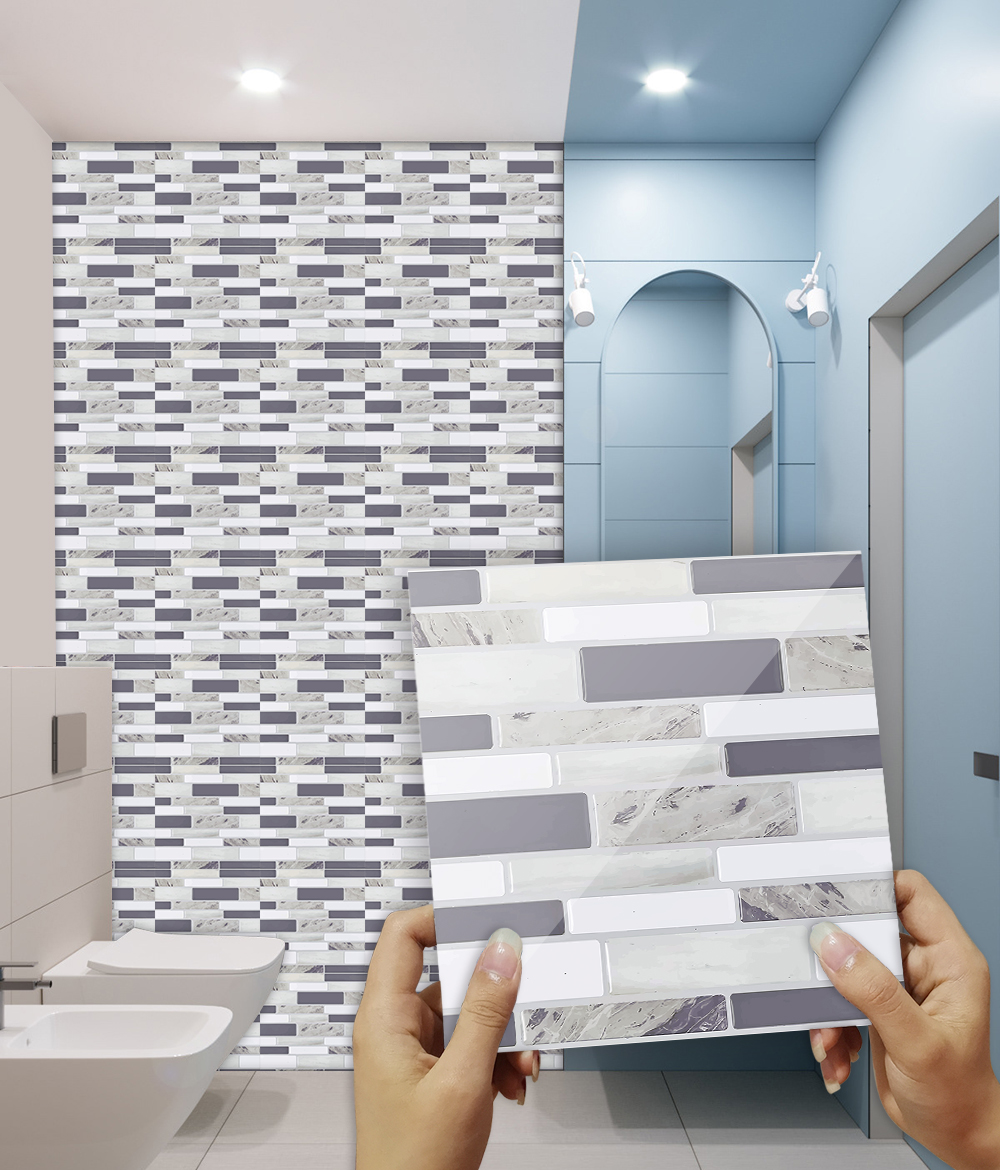 10pcs/set Flat Marble Mosaic T - đánh giá và giá Commercial Kitchen Tiles