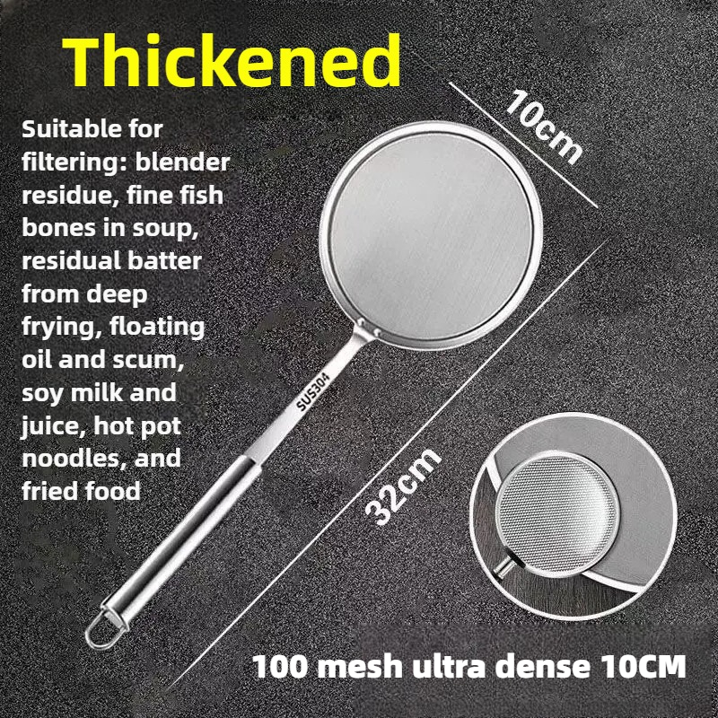 1 Pack Skimmer Spoon 304 Stain - đánh giá và giá Commercial Kitchen Oil Filter