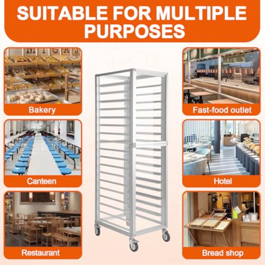 Commercial bakery rack for bun - đánh giá và giá Commercial Kitchen Rack