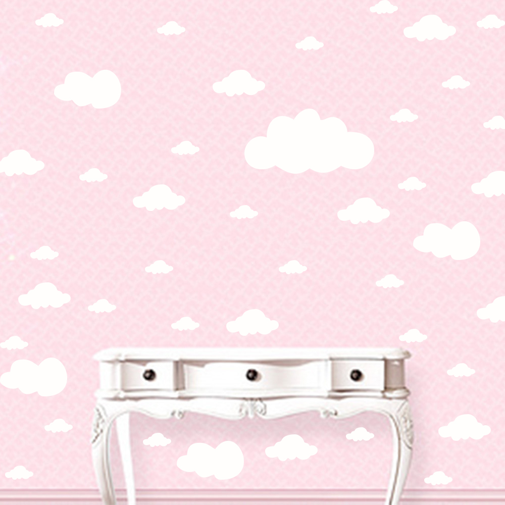 68 Pcs DIY Clouds Wall Sticker - đánh giá và giá Commercial Kitchen Tiles