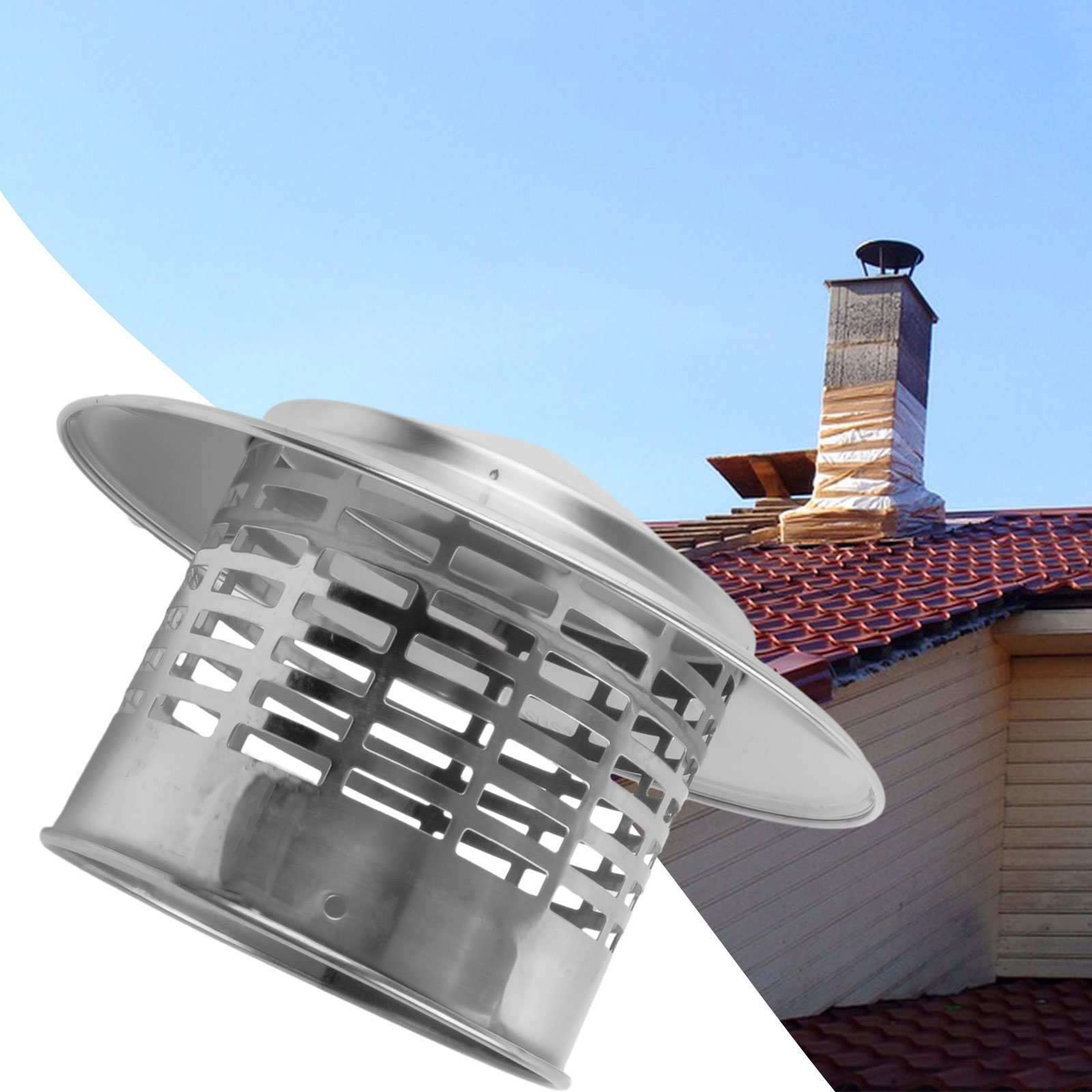 110/160mm Chimney Cap Exterior - đánh giá và giá Commercial Exhaust Hood