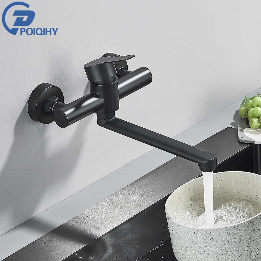 Black Wall Mounted Kitchen Fau - đánh giá và giá Commercial Kitchen Faucet