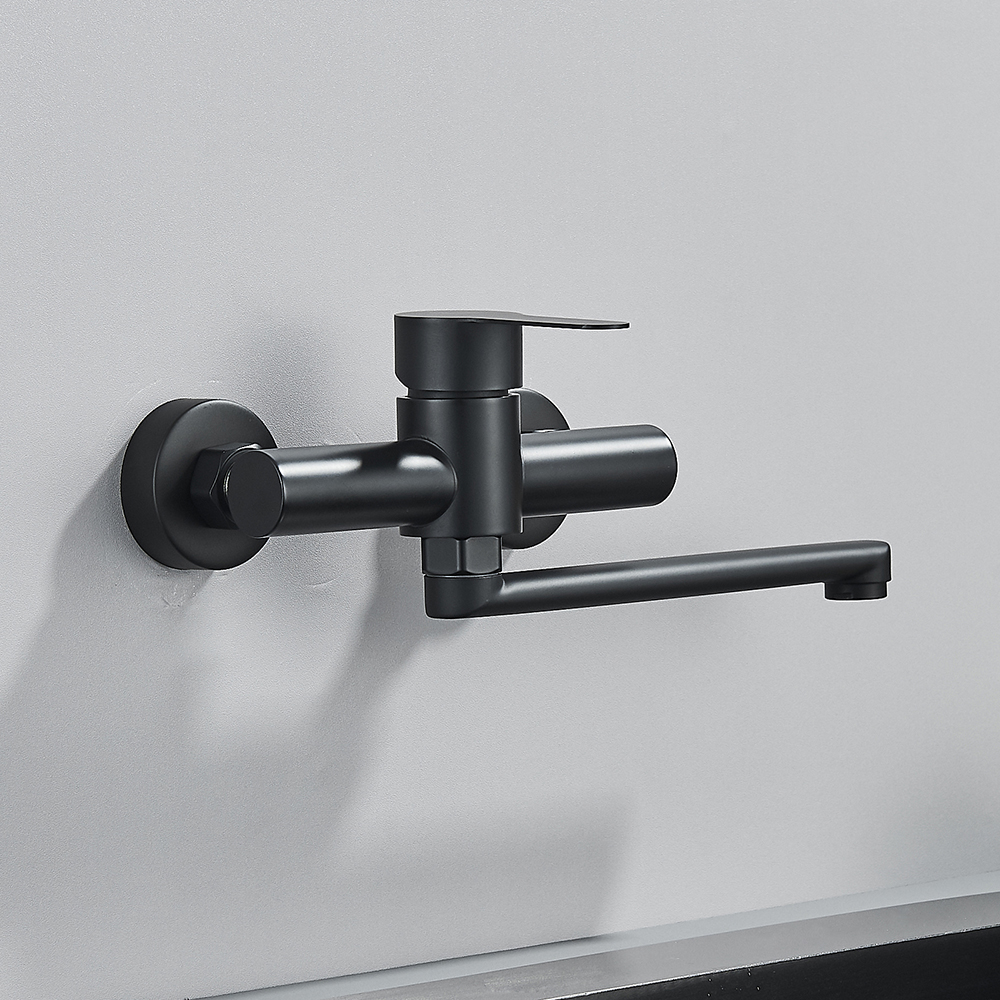 Black Wall Mounted Kitchen Fau - đánh giá và giá Commercial Kitchen Faucet