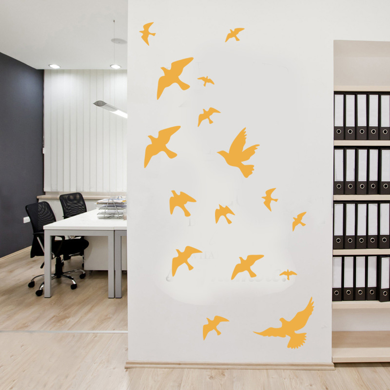 12Pcs/set Bird Wall Stickers H - đánh giá và giá Commercial Kitchen Tiles