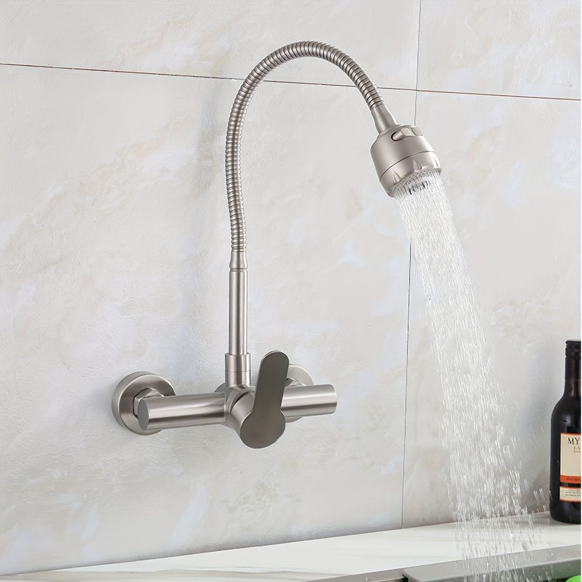 Wall-mounted kitchen faucet, s - đánh giá và giá Commercial Kitchen Faucet