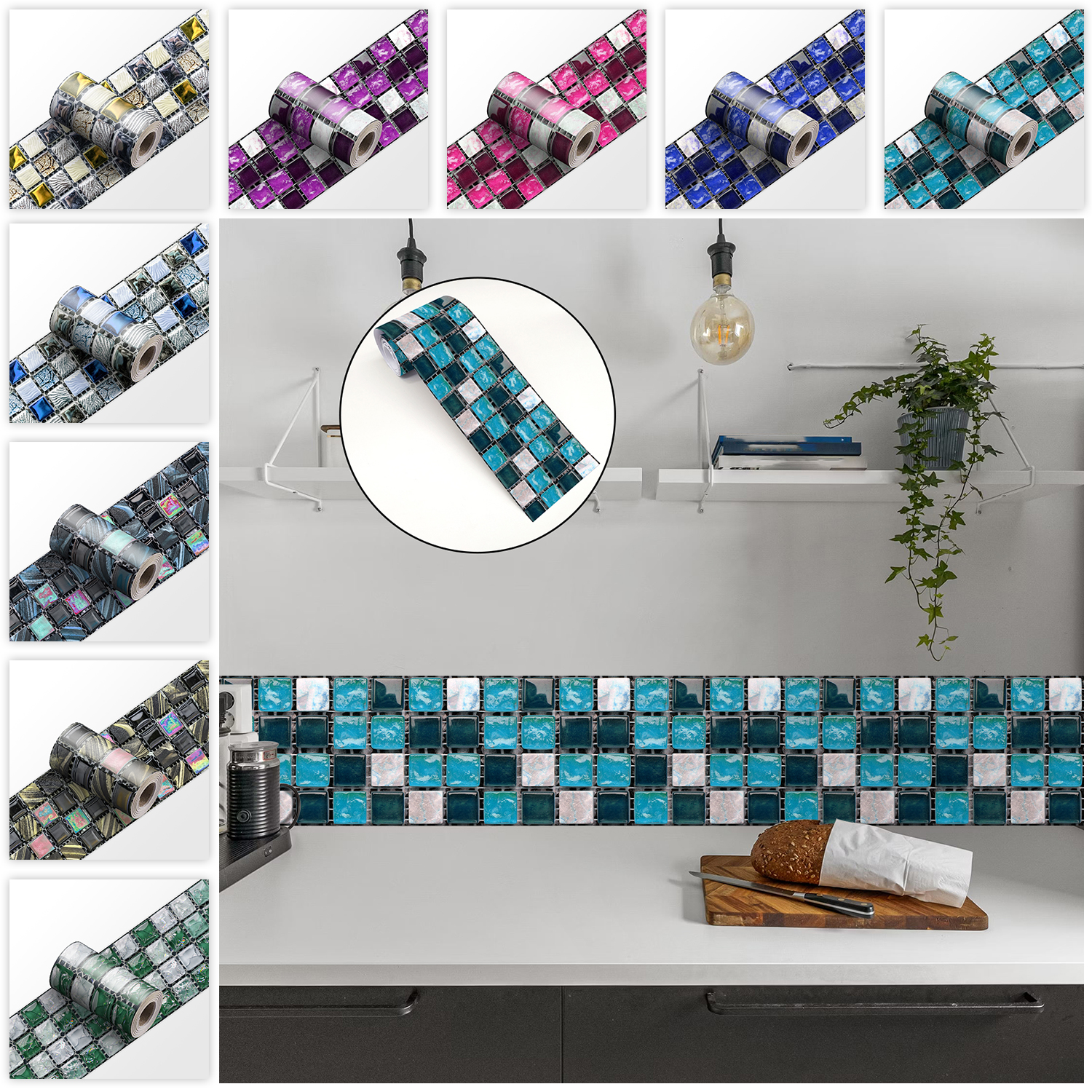 24 Styles 2D Mosaic Tiles Wall - đánh giá và giá Commercial Kitchen Tiles