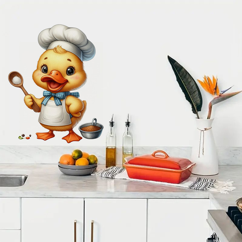 Cartoon Duck Chef Self-Adhesiv - đánh giá và giá Commercial Kitchen Tiles
