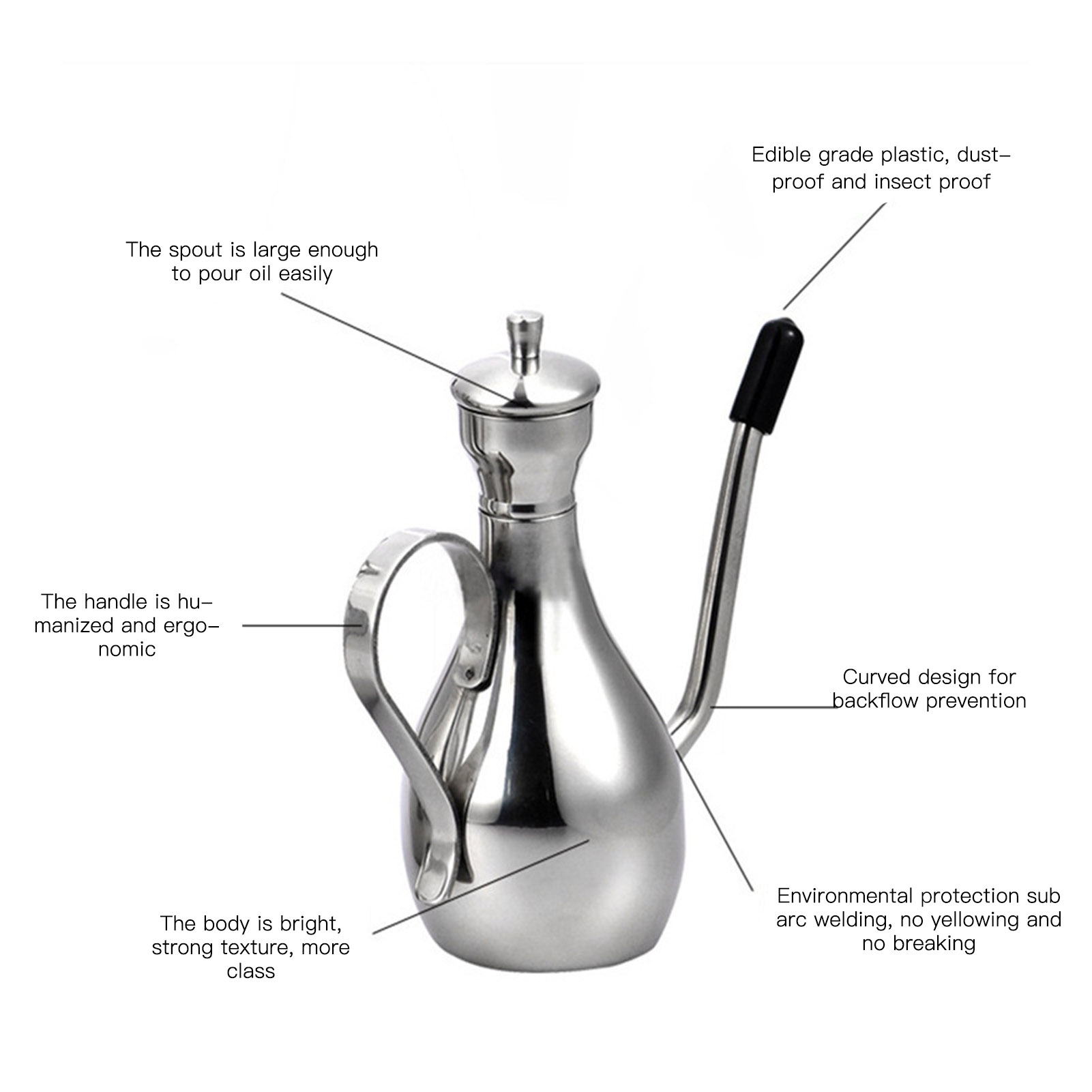 350ml Stainless Steel Oil Disp - đánh giá và giá Commercial Kitchen Oil Filter