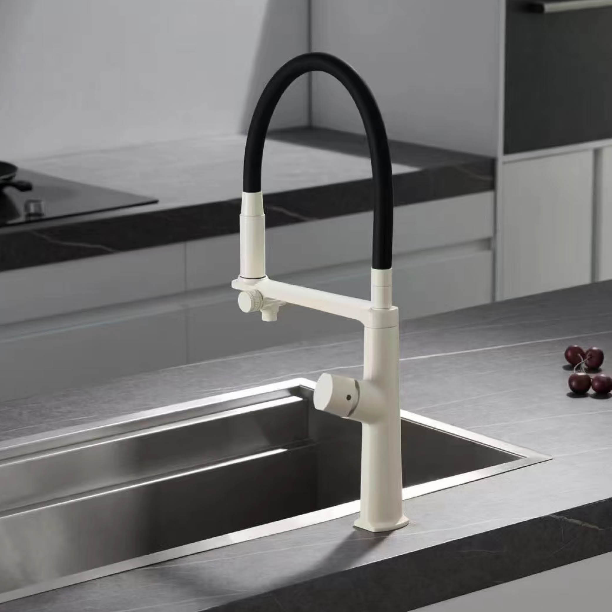 Luxury gun gray brass kitchen  - đánh giá và giá Commercial Kitchen Faucet