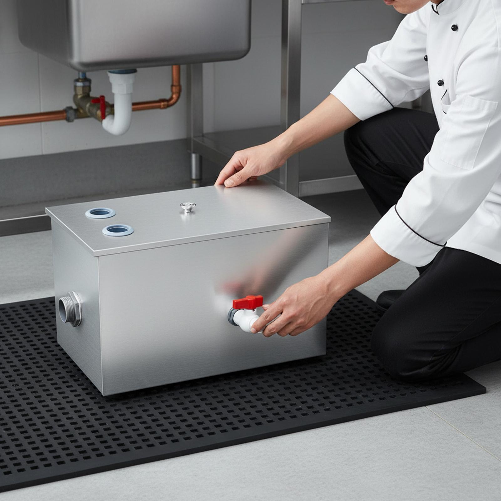 Stainless Steel Grease Trap In - đánh giá và giá Commercial Kitchen Oil Filter